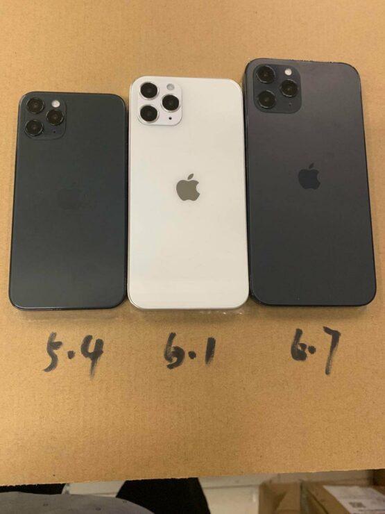 三个显示三后置摄像头的iPhone 12在线出现；不包括iPhone 12 Max