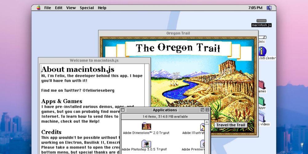 开发人员在可在PC或Mac上运行的应用程序中移植了Mac OS 8