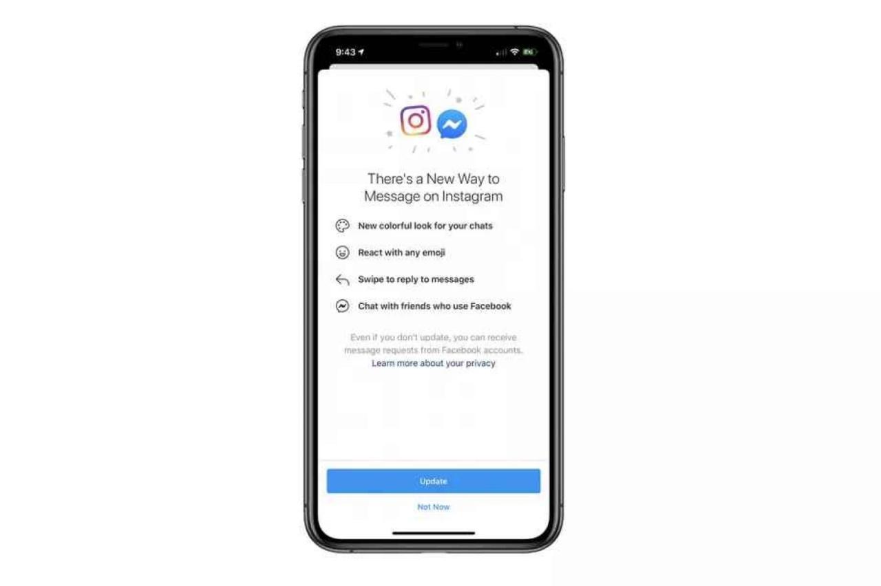 Facebook已经开始合并Instagram和Messenger聊天