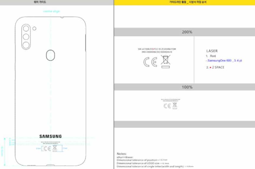 ​带FCC的Galaxy A11配备三摄和4000mAh电池