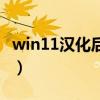 win11汉化后进入设置闪退（win11怎么汉化）
