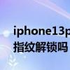 iphone13pro带指纹解锁（iphone13支持指纹解锁吗）