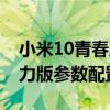 小米10青春版参数详细参数（小米11青春活力版参数配置）