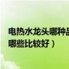 电热水龙头哪种品牌质量好（电热水龙头是现代家庭的品牌哪些比较好）
