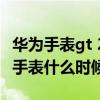 华为手表gt 2搭载的是鸿蒙系统吗（华为鸿蒙手表什么时候出）