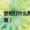 壁柜打什么颜色好看（求解打壁柜什么颜色好看）
