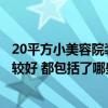 20平方小美容院装修风格案例图（小美容院装修风格哪种比较好 都包括了哪些项目呢）