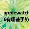 applewatch6功能介绍（applewatchseries6有哪些手势操作）