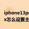 iphone13pro max主题（iphone13promax怎么设置主题）