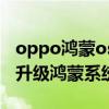 oppo鸿蒙os系统升级教程（OPPO手机可以升级鸿蒙系统）