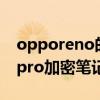 opporeno的加密笔记在哪里（opporeno6pro加密笔记怎么设置）