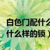 白色门配什么锁最好看（有谁知道白色的门配什么样的锁）