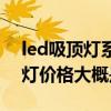 led吸顶灯系列产品价格多少（led低碳吸顶灯价格大概是多少）