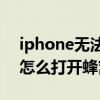 iphone无法使用蜂窝移动网络（iPhone12怎么打开蜂窝网络）