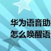 华为语音助手怎么唤醒nova6（华为nova9怎么唤醒语音助手）