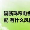 隔断珠帘电视背景墙（水晶珠帘与电视墙的搭配 有什么风格）