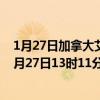 1月27日加拿大艾伯塔省疫情最新消息-截至艾伯塔省截至1月27日13时11分(北京时间）疫情数据统计