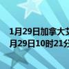 1月29日加拿大艾伯塔省疫情最新消息-截至艾伯塔省截至1月29日10时21分(北京时间）疫情数据统计