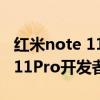 红米note 11pro开发者选项在哪（红米note11Pro开发者选项在哪）