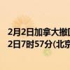2月2日加拿大撤回人员疫情最新消息-截至撤回人员截至2月2日7时57分(北京时间)疫情数据统计 2月2日加拿大撤回人员疫情最新消息-截至撤回人员截至2月2日7时57分(北京时间)疫情数据统计