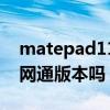 matepad11全网通（华为matepad11有全网通版本吗）