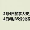 2月4日加拿大安大略省疫情最新消息-截至安大略省截至2月4日8时35分(北京时间）疫情数据统计