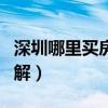 深圳哪里买房比较实惠（深圳那里买房好谁了解）