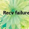 Recv failure: Connection was aborted