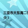 三亚市大东海二手房瑞海豪庭（请问三亚瑞海豪庭房价是多少）