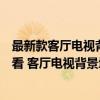 最新款客厅电视背景墙效果图（客厅电视背景墙效果图如何看 客厅电视背景墙效果图如何欣赏）