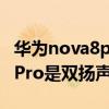 华为nova8pro是否支持双扬声（华为Nova9Pro是双扬声吗）