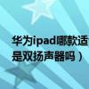 华为ipad哪款适合孩子用（华为MatePad T10儿童版平板是双扬声器吗）