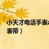 小天才电话手表z六怎么换表带（小天才电话手表z6怎么换表带）