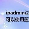 ipadmini2可以用蓝牙鼠标吗（iPadmini6可以使用蓝牙鼠标吗）