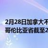 2月28日加拿大不列颠哥伦比亚省疫情最新消息-截至不列颠哥伦比亚省截至2月28日8时24分(北京时间）疫情数据统计