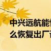 中兴远航能恢复出厂设置吗（中兴远航10怎么恢复出厂设置）