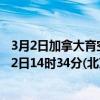 3月2日加拿大育空地区疫情最新消息-截至育空地区截至3月2日14时34分(北京时间）疫情数据统计