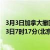3月3日加拿大撤回人员疫情最新消息-截至撤回人员截至3月3日7时17分(北京时间)疫情数据统计 3月3日加拿大撤回人员疫情最新消息-截至撤回人员截至3月3日7时17分(北京时间)疫情数据统计