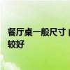 餐厅桌一般尺寸 问问餐厅4人桌尺寸一般是多大 哪个牌子比较好 