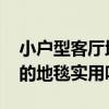 小户型客厅地毯有没有必要 大家说一下客厅的地毯实用吗 