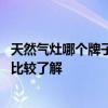 天然气灶哪个牌子好价格还合适 天然气灶哪个牌子的好用谁比较了解 