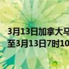 3月13日加拿大马尼托巴省疫情最新消息-截至马尼托巴省截至3月13日7时10分(北京时间）疫情数据统计