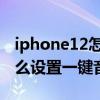 iphone12怎么调节提示音音量 iPhone12怎么设置一键音界 