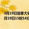 3月19日加拿大安大略省疫情最新消息-截至安大略省截至3月19日15时14分(北京时间）疫情数据统计