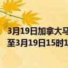 3月19日加拿大马尼托巴省疫情最新消息-截至马尼托巴省截至3月19日15时14分(北京时间）疫情数据统计