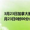 3月23日加拿大撤回人员疫情最新消息-截至撤回人员截至3月23日0时00分(北京时间）疫情数据统计