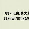 3月26日加拿大艾伯塔省疫情最新消息-截至艾伯塔省截至3月26日7时02分(北京时间）疫情数据统计