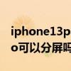 iphone13promax支持分屏吗 iPhone13Pro可以分屏吗 