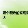 哪个颜色的壁纸显得屋子亮 哪位说说什么颜色壁纸显得屋子大 