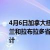 4月6日加拿大纽芬兰和拉布拉多省疫情最新消息-截至纽芬兰和拉布拉多省截至4月6日7时12分(北京时间）疫情数据统计